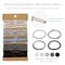 Wrapables Boho Hair Tie Bracelets for Women, No Damage Elastic Hair Bands, Hair Accessories for Thick and Thin Ponytails (20pcs), Grays